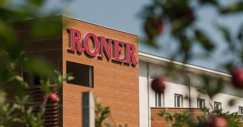 Eingangsbereich der Brennerei Roner